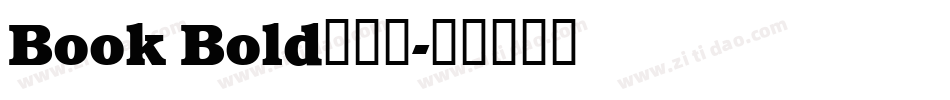 Book Bold转换器字体转换